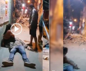 Hà Nội: Bức tường bất ngờ đổ sập khiến người đàn ông đi xe máy bất tỉnh, vợ mang bầu thoát nạn