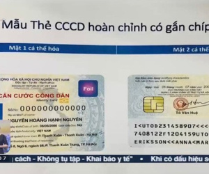 Căn cước công dân gắn chip mới không có chức năng định vị, độ bảo mật cực kì cao!