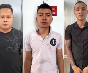 Công an mật phục bắt nhóm cho vay cưỡng đoạt tài sản