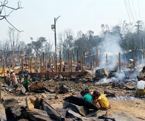 Trại tị nạn ở Bangladesh cháy lớn, hàng trăm người chết và mất tích