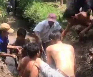 Người đàn ông ngạt thở tử vong khi chui vào cống thoát nước