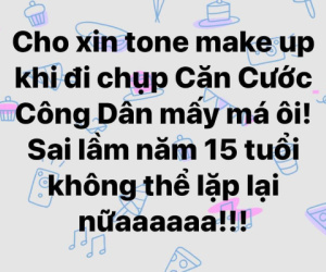 Cô gái xin tone make up khẩn cấp, tưởng gì hóa ra là chuyện ai cũng từng mắc phải