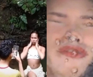 Tin lời bạn thân, cô gái ra suối để tạo dáng 'chuyên nghiệp', sản phẩm nhận về làm tan nát tình cảm