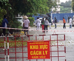 Cận cảnh chốt phong tỏa ở Hải Phòng sau ca mắc COVID-19 về từ Campuchia