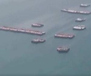 CNN công bố video hàng trăm tàu Trung Quốc ở Đá Ba Đầu
