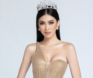 Ngọc Thảo đẹp rực rỡ với thiết kế dạ hội sắc vàng phong thủy, quyết tâm tiến thẳng vào Top 5 Miss Grand
