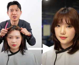 Thợ làm tóc người Hàn chỉ ra kiểu tóc 'chân ái' cho nàng mặt bánh bao, trán ngắn: Vài đường kéo cũng đủ biến hình xinh như mộng