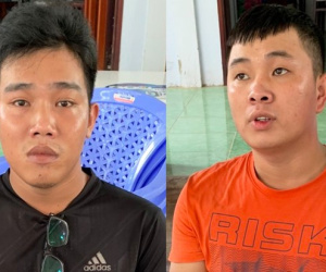 Bắt 2 đối tượng đi xe hơi, ép xe máy cảnh sát hình sự để cướp súng và ví
