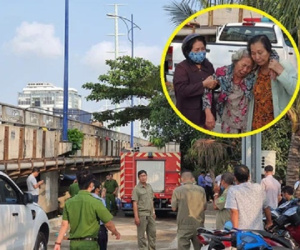 Cháy nhà ở Sài Gòn khiến 6 người trong gia đình tử vong, người thân khóc ngất tại hiện trường