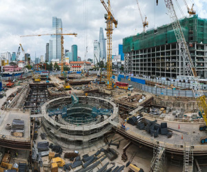 Ảnh: Cận cảnh ga ngầm metro có 'giếng trời' xuyên xuống lòng đất giữa trung tâm Sài Gòn