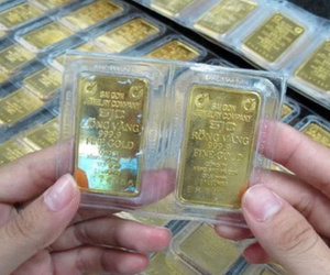 Giá vàng trong nước giảm mạnh