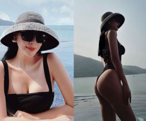 Rich kid bí ẩn nhất hội con nhà giàu Việt vừa có màn 'phá đảo' đường đua bikini cực chất