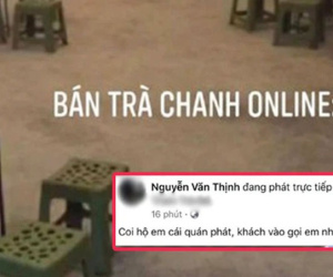 Livestream nhờ dân mạng… trông hộ quán trà chanh, thanh niên khiến dân tình được một phen cười ngã ngửa vì quá hài hước