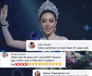 Hoa hậu Lào 2021 bị khán giả tố cáo gian lận 5 tuổi, đòi tước vương miện