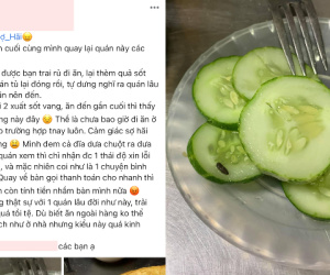 Cô gái gọi một phần bò xốt vang, ăn xong mới phát hiện 'vật thể lạ' và cạch luôn quán trọn đời