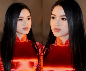 Đỗ Thị Hà khoe nhan sắc lộng lẫy khiến fan choáng ngợp: Cứ ngỡ Miss World 2007 Trương Tử Lâm!