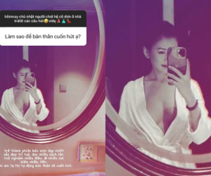 Hot girl khẳng định trí tuệ mới là điểm thu hút nhất nhưng hình ảnh đi kèm lại hơi... không liên quan