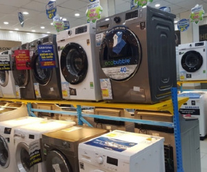 Máy giặt lồng ngang giảm giá không phanh đầu hè, có mẫu chỉ 5,3 triệu đồng