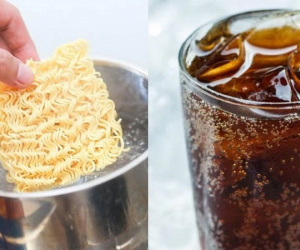 Người đàn ông phải đi cấp cứu sau khi uống một loại nước trong lúc ăn mì tôm