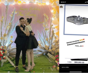 Cô dâu 200 cây vàng ở Nam Định khoe được chồng tặng chiếc đồng hồ thương hiệu 'nhà giàu' có giá trị bằng cả căn chung cư