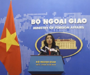 Việt Nam trả lời thông tin tàu hộ vệ tên lửa Quang Trung diễn tập ở Trường Sa