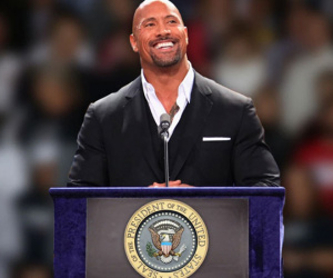 Dwayne Johnson là nghệ sĩ được tín nhiệm làm tổng thống nhất