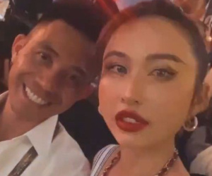 Đại gia Minh Nhựa dẫn vợ hai đi xem concert Rap Việt, cả Phí Phương Anh và bồ thiếu gia cũng có mặt