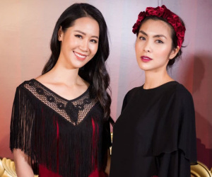 Hà Tăng khi chung khung hình với dàn Hoa hậu: Dù makeup đậm hay nhạt cũng không 'ngán' bất cứ ai