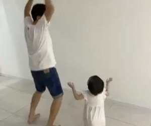 Trường Giang chuẩn 'bố bỉm' của năm: Nhiệt tình dạy ái nữ tập thể dục tại gia, Nhã Phương lại ra rìa thật rồi