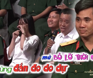 Bạn muốn hẹn hò: Nhìn thấy cô gái, chàng Thiếu uý đã rơi nước mắt, lời nhận xét của bố khiến cả trường quay vỗ tay rào rào