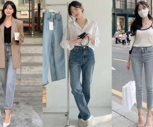 Học nàng blogger Hàn cách diện jeans 'đỉnh của chóp': Vừa hack dáng vừa thanh lịch để đến sở làm