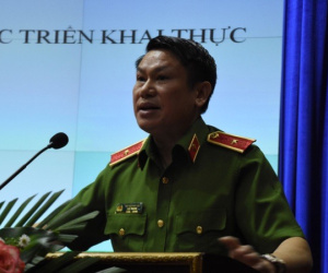 Bộ Công an thông tin có tổ chức ma túy in giả logo Đài Truyền hình Việt Nam gắn vào xe