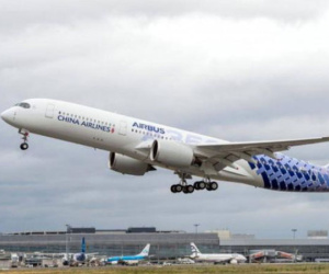 Chim va thủng vỏ 'siêu máy bay' A350 tại Tân Sơn Nhất