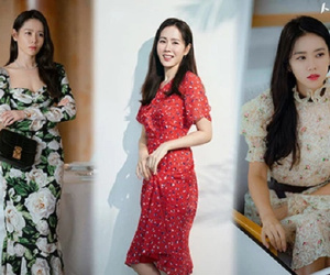Từ trong phim ra ngoài đời, Son Ye Jin đều tích cực diện một mẫu váy siêu xinh tươi và trẻ trung
