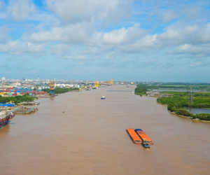 Cận cảnh vùng đất bên Bạch Đằng giang
