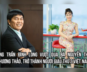 Cổ phiếu Hòa Phát thăng hoa, ông Trần Đình Long vượt bà Nguyễn Thị Phương Thảo trở thành người giàu thứ 2 Việt Nam