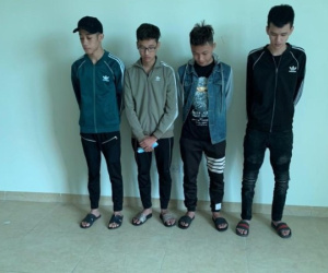 Khởi tố 4 đối tượng trong nhóm ‘trẻ trâu’mang hung khí, điều khiển xe máy náo loạn đường phố