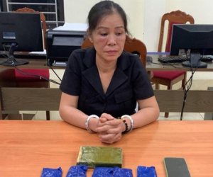 'Nữ quái' cất giấu tinh vi 1 bánh heroin và 1.000 viên ma túy tổng hợp
