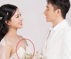 Vợ Phan Mạnh Quỳnh lộ miếng lót ngực khi diện váy cưới: Lỗi vặt vãnh mà rất nhiều cô dâu hay mắc phải