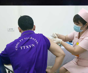 Vắc xin Covivac tiêm thử nghiệm xong mũi 1