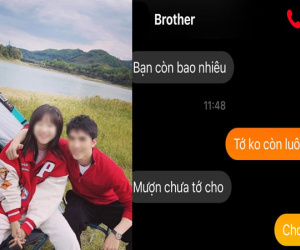 Anh trai hơn 3 tuổi gọi nhau bằng 'bạn - tớ', em gái hết tiền là gửi ngay, cư dân mạng: 'Anh bạn còn cần em gái không?'