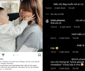 Trinh Phạm đăng status 'bóng gió', dân mạng vào gợi ý liền bị gạt đi