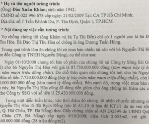 Đà Nẵng: Vì sao vợ chồng cựu Đại tá công an tố con rể trốn thuế?