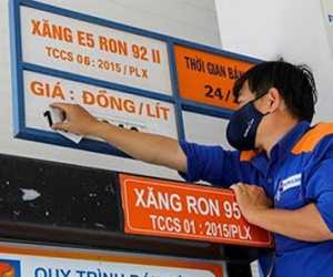 Giá xăng, dầu tăng từ 15h chiều nay