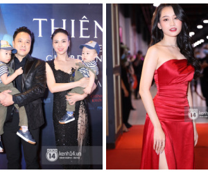 Trúc Anh - Amee - Salim đẹp lịm người vẫn lép vế trước mỹ nhân hai con ở thảm đỏ Thiên Thần Hộ Mệnh