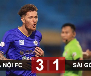 Kết quả Hà Nội FC 3-1 Sài Gòn FC: Hà Nội sống dậy cơ hội vào top 6