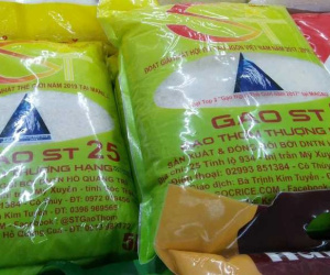 Gạo ST25 bị đăng ký thương hiệu tại Australia