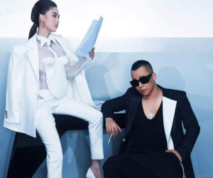 Ngọc Trinh sang chảnh bên Vũ Khắc Tiệp nhưng chi tiết 'nhạy cảm' trên set đồ khiến ai cũng đỏ mặt