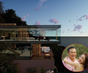 Bà xã Chi Bảo hé lộ hình ảnh căn biệt thự view biển cực hoành tráng do chồng xây tặng
