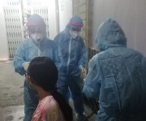 Một người TP HCM sang Campuchia test nhanh dương tính với SARS-CoV-2